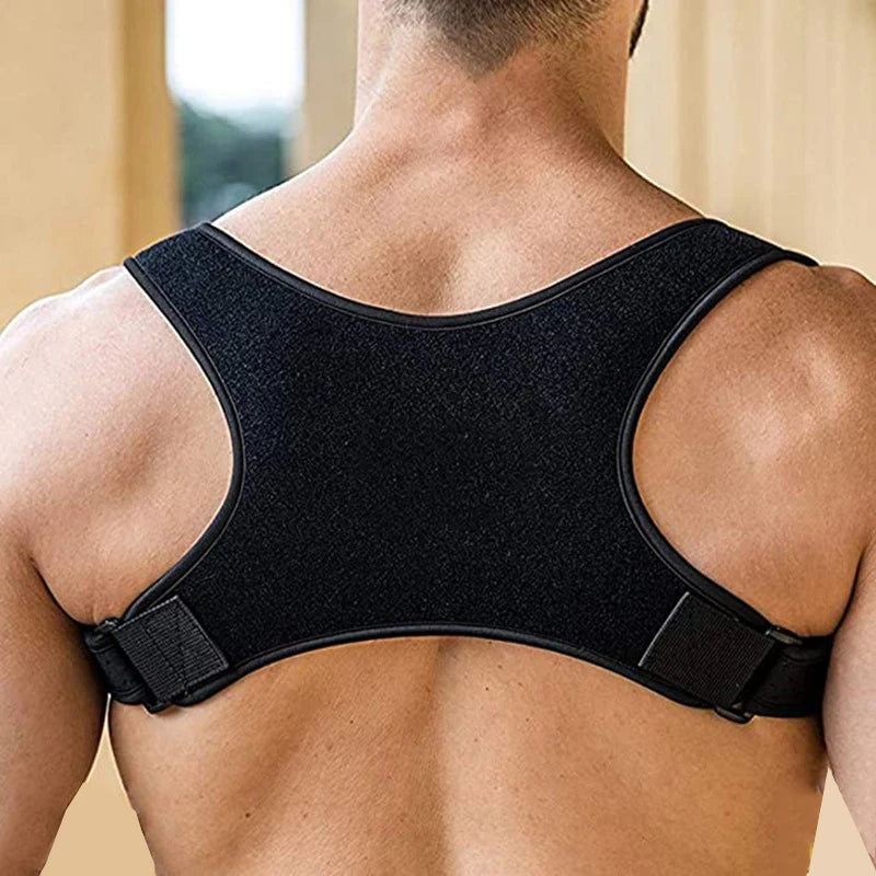 Enhance Your Posture with Our Adjustable Back Brace - Ultimate Shoulder Support for Humpback Prevention and Back Health
