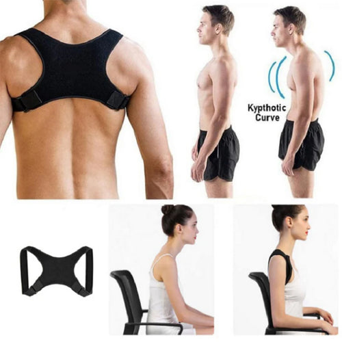 Enhance Your Posture with Our Adjustable Back Brace - Ultimate Shoulder Support for Humpback Prevention and Back Health
